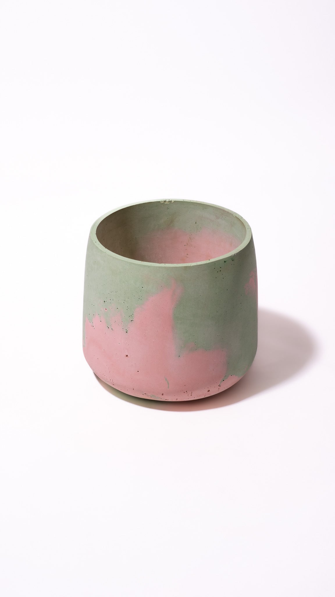 Pot Nuances de vert menthe et rose - BIG MATERA