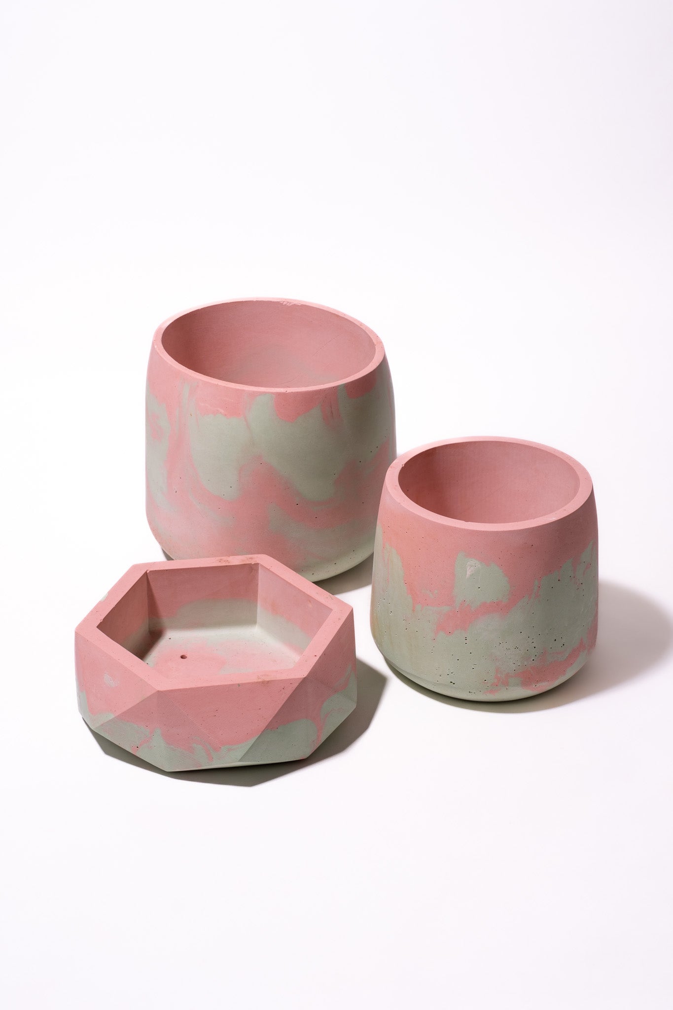 Pot Nuances de rose et vert menthe - MATERA