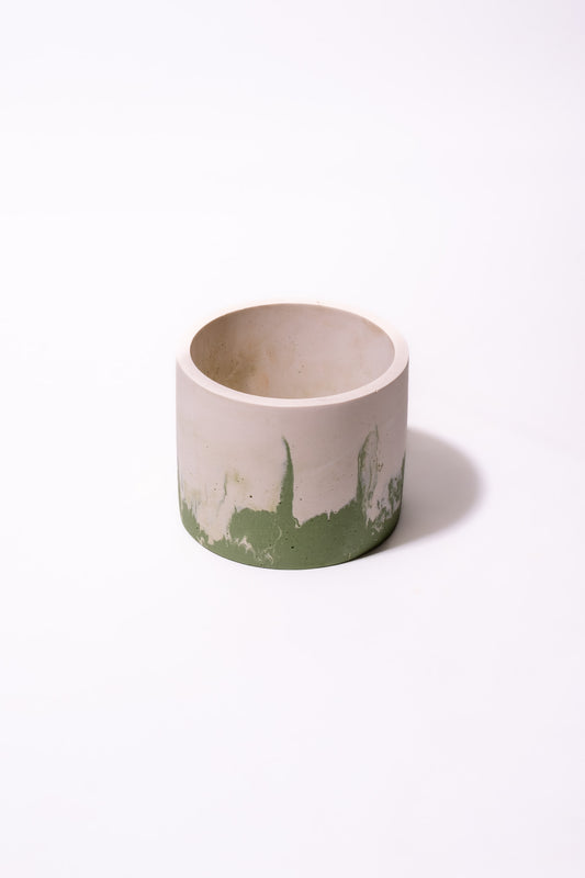 Pot Nuances de vert et blanc - BERGAME