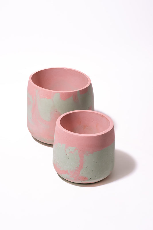 Pot Nuances de rose et vert menthe - MATERA