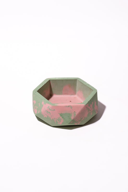 Pot Nuances de vert menthe et rose - CÔME