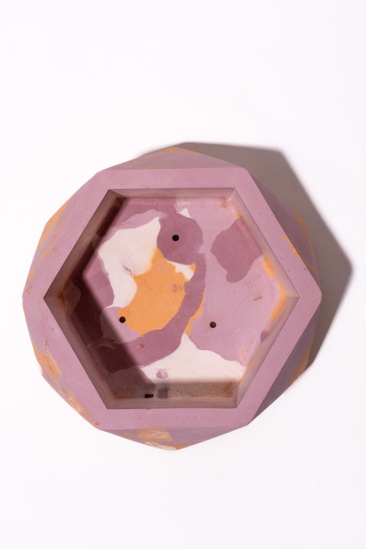 Pot Nuances de lavande, blanc et terracotta - CÔME
