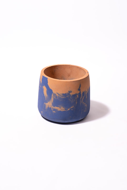 Pot Nuances de teracotta et bleu nuit - MATERA