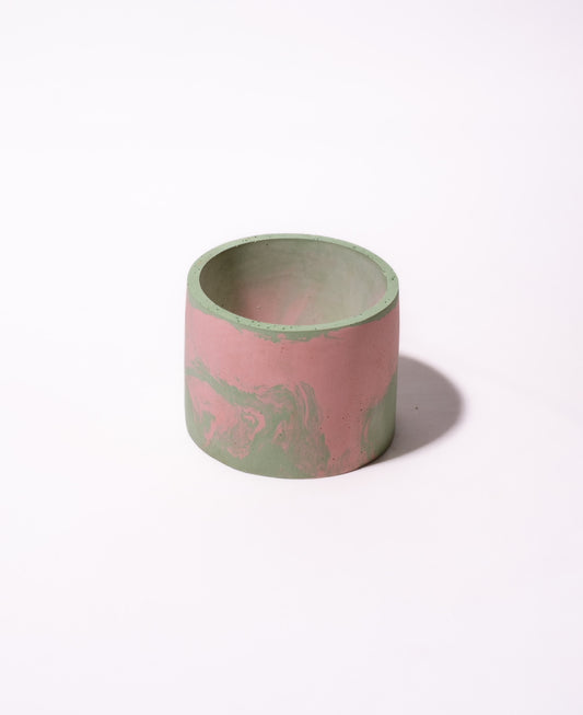 Pot Nuances de vert menthe et rose - BERGAME