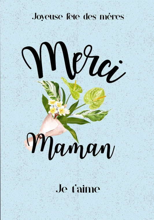 Cartes fête des mères « Merci »